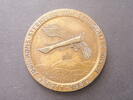 Drittes Reich Medaille Stuttgart Sternflug z. Cannstatter Wasen Weissmetall bronziert, ORTSGRUPPE STUTTGART DES DLV -