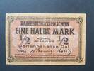 Deutsches Reich 1/2 Mark Darlehenskasse Ost Kowno -