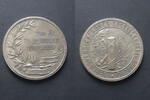 Leipzig Medaille Lebensversicherungs - Gesellschaft zum 75 Jährigen Jubileum, Randpunze Silber 980 -