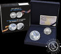SPAIN 2019 COIN SET 10 EUROS + 1/2 DOLLAR - Philip VI - Moon Arrival Proof