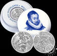 Netherlands 2024 DUCATON 1 Oz Silver PROOF – Silver Rider - Delft Edition Box