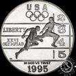 United States 5 DOLLARS 1995 $5 Gold and Silver Coin Set - Atlanta 