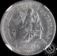 GUATEMALA 1896 1/2 REAL NGC UNC DETAILS