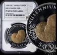 S50V 1998 GILT 50 VATU – VANUATU – Millenium 2000 – TOP POP NGC PF 69 ULTRA CAMEO