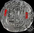SPAIN 8 REALES 1598 - Philip II - Toledo - OMNIVM - VIII Retrogade VF