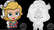 Niue 2 DOLLARS 1 Ounce Silver Chibi Case – Marvel – Captain Marvel -