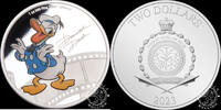 Niue 2 DOLLARS 1 Ounce Silver Case – Disney – Donald Duck -