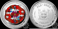 Fiji 1 DOLLAR 2023 Colored Silver Ounce Case – Koi Fish