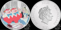 Niue 2 DOLLARS 2021 1 Ounce Silver Case – Disney – Alice In Wonderland