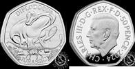 United Kingdom 50 PENCE 50 PENCE – Diplodocus -