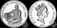 Cook Islands 50 DOLLARS 1991 50 DOLLARS – James Cook Proof 50,00 EUR  Excl. 10,00 EUR Verzending
