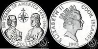 Cook Islands 50 DOLLARS 1993 50 DOLLARS – Pinzón Brothers Proof 50,00 EUR  Excl. 10,00 EUR Verzending