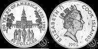 Cook Islands 50 DOLLARS 1992 50 DOLLARS – Independence Hall Proof 50,00 EUR  Excl. 10,00 EUR Verzending