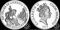 Cook Islands 50 DOLLARS 1992 50 DOLLARS – Coronado Proof 50,00 EUR  Excl. 10,00 EUR Verzending
