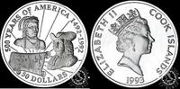 Cook Islands 50 DOLLARS 1993 50 DOLLARS – William Penn Proof 50,00 EUR  Excl. 10,00 EUR Verzending