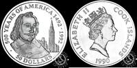 Cook Islands 50 DOLLARS 1990 50 DOLLARS – Samuel de Champlain Proof 50,00 EUR  Excl. 10,00 EUR Verzending