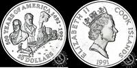 Cook Islands 50 DOLLARS 1991 50 DOLLARS – Railroad Proof 80,00 EUR  Excl. 10,00 EUR Verzending