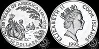 Cook Islands 50 DOLLARS 1993 50 DOLLARS – Father Jacques Marquette Proof 50,00 EUR  Excl. 10,00 EUR Verzending