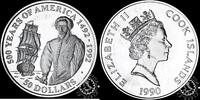Cook Islands 50 DOLLARS 50 DOLLARS – Walter Raleigh -