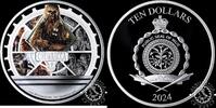 Niue 10 DOLLARS – 3 Silver Ounces – STAR WARS – Chewbacca -