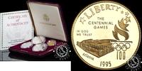 United States 5 DOLLARS $5 Gold and Silver Coin Set - Atlanta '96 Olympics -