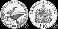 Samoa 10 TALA 10 TALA – Endangered Wildlife -