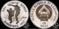 Cambodia (Kampuchea) 20 RIELS 20 RIELS – Barcelona '92 Olympics: Fencing -