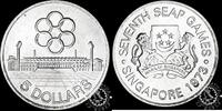 Singapore 5 DOLLARS 5 DOLLARS – 7th SEAP Games -