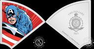 Niue 2 DOLLARS – 1 Silver Ounce – Marvel Avengers 60th Anniversary – Captain America -