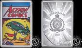 Niue 5 DOLLARS – 2 Silver Ounces – DC – Action Comics #1 -