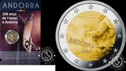 Andorra 2 EURO 2 EURO – 100th Anniversary of Ski -