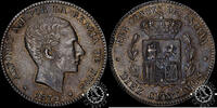 Spain 1879 10 CÉNTIMOS – Alfonso XII – Barcelona OM EBC- / XF