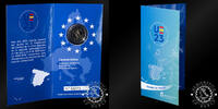 Spain 2 EURO 2 Euro – Official Coincard – EU Presidency – -