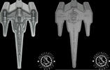 NIUE 2 DOLLARS Shaped Silver Ounce Case - N-1 Starfighter - The Mandalorian -