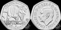 United Kingdom 50 PENCE 50 Pence Wallet – Tyrannosaurus Rex -