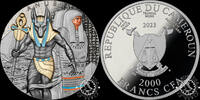 Cameroon 2000 FRANCS CFA 2023 – 2000 CFA BLACK PROOF HR – Anubis -