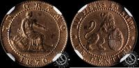 SPAIN 1 CENTIMO 1 CÉNTIMO – Provisional Government – -