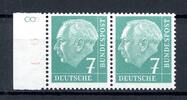 Bund waag. Paar Bund waag. Paar 181 y DZ 8 postfrisch Heuss MiNr. 181 y DZ 8 postfrisch Heuss -