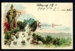 AK Berlin Wasserfall im Victoriapark 03.08.1903 gebraucht -