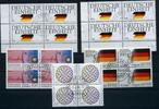 Bund 5 verschiedene 4er Blöcke zentrischer Bund 5 verschiedene 4er Blöcke zentrischer gestempelt gestempelt -
