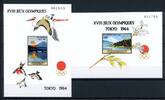 Guinea Guinea Block 5-6 B postfrisch Tokio 1964 MiNr. Block 5-6 B postfrisch Tokio 1964 -
