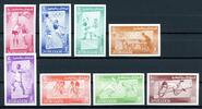   Jordanien Jordanien 437-444 B postfrisch Tokio 1964 MiNr. 437-444 B postfrisch Tokio 1964 