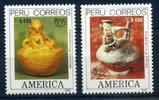 Peru Peru 1409-1410 postfrisch Volkskunst MiNr. 1409-1410 postfrisch Volkskunst -