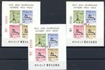 Haiti Haiti Bl 30 aI, 30 aII, 30b postfrisch Olympia 1964 MiNr. Bl 30 aI, 30 aII, 30b postfrisch Olympia 1964 -