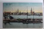 AK Riga Hafen Feldpost 1918 gebraucht -