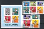 Fujeira Fujeira 292-301 B, Block E9 postfrisch Olympia MiNr. 292-301 B, Block E9 postfrisch Olympia -