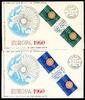 Italien Italien 1077-1078 zw Cept 1960 Ersttagesbrief/FDC MiNr. 1077-1078 zw Cept 1960 Ersttagesbrief/FDC -