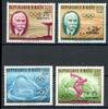 Haiti Haiti 636-39 postfrisch Olympia 1960 MiNr. 636-39 postfrisch Olympia 1960 -