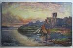 AK Schottland Dunollie Castle -Hermann Urban ungebraucht -