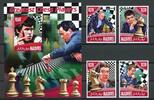 Malediven Malediven 5259-5262, Block 716 postfrisch Schach MiNr. 5259-5262, Block 716 postfrisch Schach -